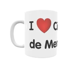 Taza - I ❤ Ciutadella de Menorca Regalo original y funcional. Taza personalizada de tu localidad.