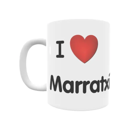 Taza - I ❤ Marratxí Regalo original y funcional. Taza personalizada de tu localidad.