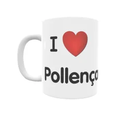 Taza - I ❤ Pollença Regalo original y funcional. Taza personalizada de tu localidad.