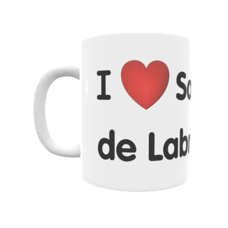 Taza - I ❤ Sant Joan de Labritja Regalo original y funcional. Taza personalizada de tu localidad.