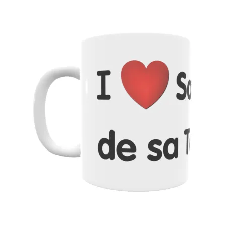 Taza - I ❤ Sant Josep de sa Talaia Regalo original y funcional. Taza personalizada de tu localidad.