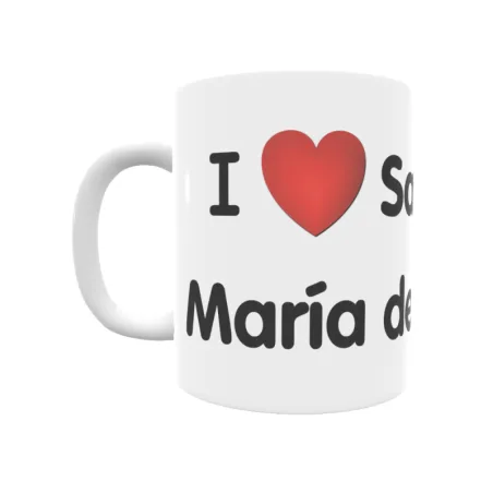 Taza - I ❤ Santa María del Camí Regalo original y funcional. Taza personalizada de tu localidad.