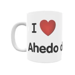 Taza - I ❤ Ahedo de Angulo Regalo original y funcional. Taza personalizada de tu localidad.