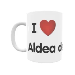 Taza - I ❤ Aldea del Pinar Regalo original y funcional. Taza personalizada de tu localidad.