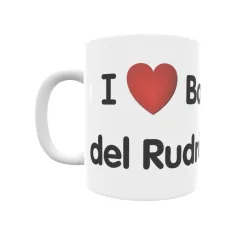 Taza - I ❤ Bañuelos del Rudrón Regalo original y funcional. Taza personalizada de tu localidad.