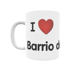 Taza - I ❤ Barrio de Bricia Regalo original y funcional. Taza personalizada de tu localidad.