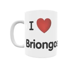 Taza - I ❤ Briongos Regalo original y funcional. Taza personalizada de tu localidad.