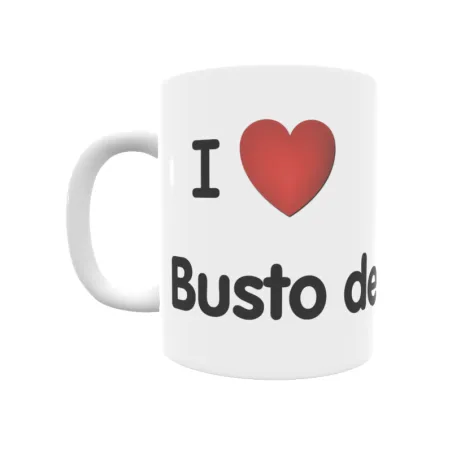 Taza - I ❤ Busto de Treviño Regalo original y funcional. Taza personalizada de tu localidad.