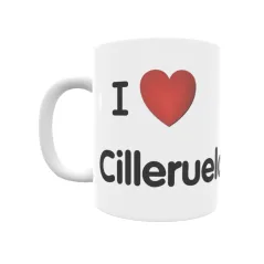 Taza - I ❤ Cilleruelo de Bricia Regalo original y funcional. Taza personalizada de tu localidad.