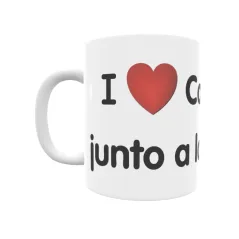 Taza - I ❤ Cobos junto a la Molina Regalo original y funcional. Taza personalizada de tu localidad.