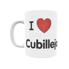 Taza - I ❤ Cubillejo de Lara Regalo original y funcional. Taza personalizada de tu localidad.