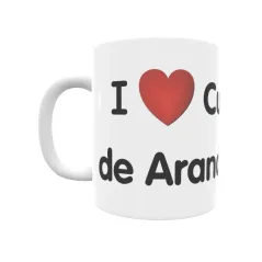 Taza - I ❤ Cuzcurrita de Aranda Regalo original y funcional. Taza personalizada de tu localidad.