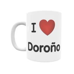 Taza - I ❤ Doroño Regalo original y funcional. Taza personalizada de tu localidad.