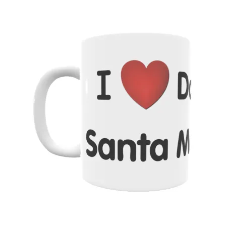 Taza - I ❤ Doroño Santa María Regalo original y funcional. Taza personalizada de tu localidad.