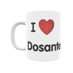 Taza - I ❤ Dosante Regalo original y funcional. Taza personalizada de tu localidad.