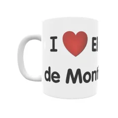 Taza - I ❤ El Crucero de Montija Regalo original y funcional. Taza personalizada de tu localidad.