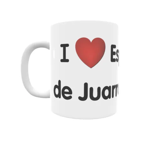 Taza - I ❤ Espinosa de Juarros Regalo original y funcional. Taza personalizada de tu localidad.