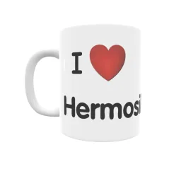 Taza - I ❤ Hermosilla Regalo original y funcional. Taza personalizada de tu localidad.