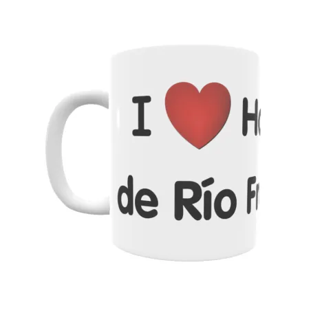 Taza - I ❤ Hontoria de Río Franco Regalo original y funcional. Taza personalizada de tu localidad.