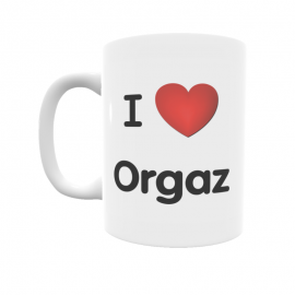 Taza - I ❤ Orgaz