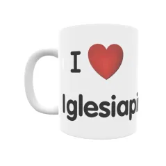 Taza - I ❤ Iglesiapinta Regalo original y funcional. Taza personalizada de tu localidad.