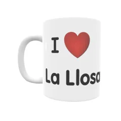 Taza - I ❤ La Llosa Regalo original y funcional. Taza personalizada de tu localidad.