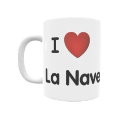 Taza - I ❤ La Nave Regalo original y funcional. Taza personalizada de tu localidad.