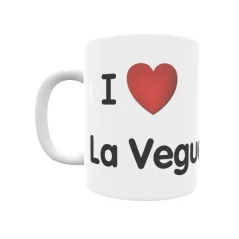 Taza - I ❤ La Veguecilla Regalo original y funcional. Taza personalizada de tu localidad.