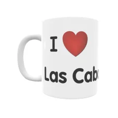 Taza - I ❤ Las Cabañas Regalo original y funcional. Taza personalizada de tu localidad.