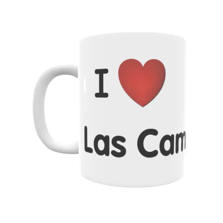 Taza - I ❤ Las Campas Regalo original y funcional. Taza personalizada de tu localidad.