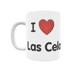 Taza - I ❤ Las Celadas Regalo original y funcional. Taza personalizada de tu localidad.