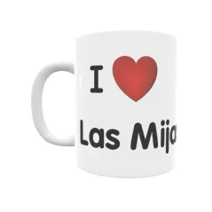 Taza - I ❤ Las Mijaradas Regalo original y funcional. Taza personalizada de tu localidad.