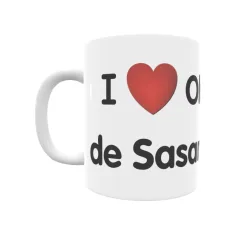 Taza - I ❤ Olmillos de Sasamón Regalo original y funcional. Taza personalizada de tu localidad.