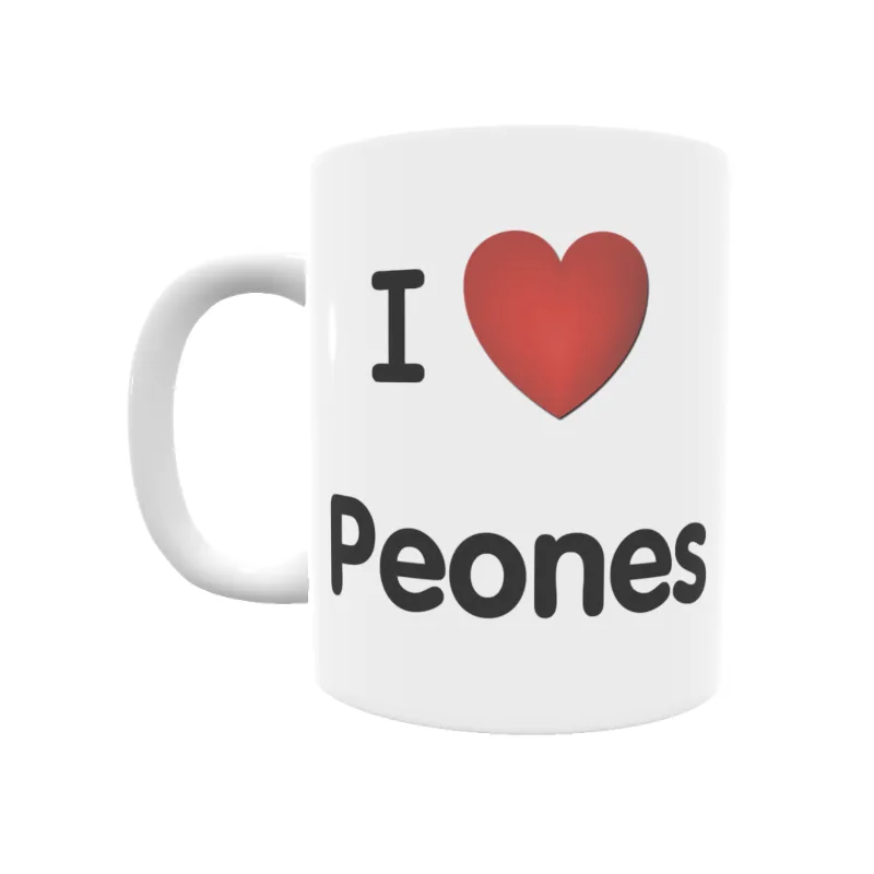 Taza - I ❤ Peones