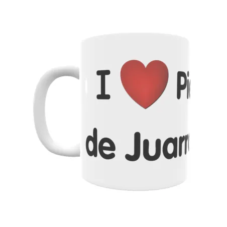 Taza - I ❤ Piedrahita de Juarros Regalo original y funcional. Taza personalizada de tu localidad.