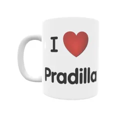 Taza - I ❤ Pradilla Regalo original y funcional. Taza personalizada de tu localidad.