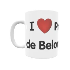 Taza - I ❤ Pradilla de Belorado Regalo original y funcional. Taza personalizada de tu localidad.