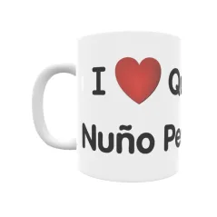 Taza - I ❤ Quintanilla Nuño Pedro Regalo original y funcional. Taza personalizada de tu localidad.