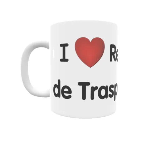 Taza - I ❤ Rebolledo de Traspeña Regalo original y funcional. Taza personalizada de tu localidad.