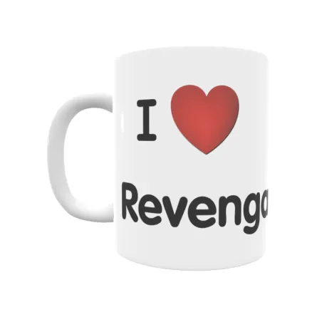 Taza - I ❤ Revenga Regalo original y funcional. Taza personalizada de tu localidad.