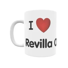 Taza - I ❤ Revilla Ollero Regalo original y funcional. Taza personalizada de tu localidad.