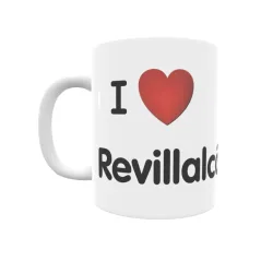 Taza - I ❤ Revillalcón Regalo original y funcional. Taza personalizada de tu localidad.