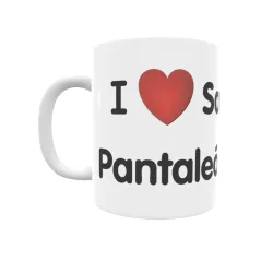 Taza - I ❤ San Pantaleón de Losa Regalo original y funcional. Taza personalizada de tu localidad.