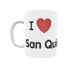 Taza - I ❤ San Quirce Regalo original y funcional. Taza personalizada de tu localidad.