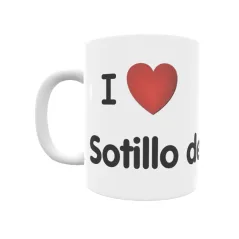 Taza - I ❤ Sotillo de Rioja Regalo original y funcional. Taza personalizada de tu localidad.