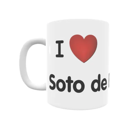 Taza - I ❤ Soto de Bureba Regalo original y funcional. Taza personalizada de tu localidad.