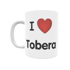 Taza - I ❤ Tobera Regalo original y funcional. Taza personalizada de tu localidad.