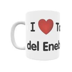 Taza - I ❤ Torrecitores del Enebral Regalo original y funcional. Taza personalizada de tu localidad.