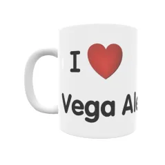 Taza - I ❤ Vega Alegre Regalo original y funcional. Taza personalizada de tu localidad.