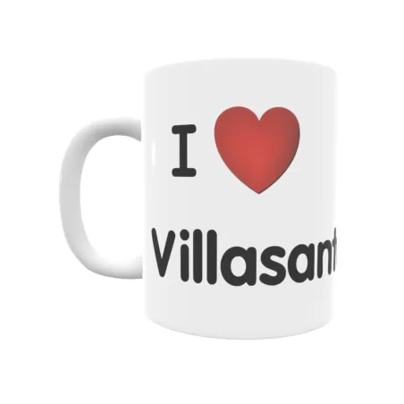 Taza - I ❤ Villasante Regalo original y funcional. Taza personalizada de tu localidad.